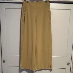 Athleta Cosmic Wide Leg Pants in Mustard